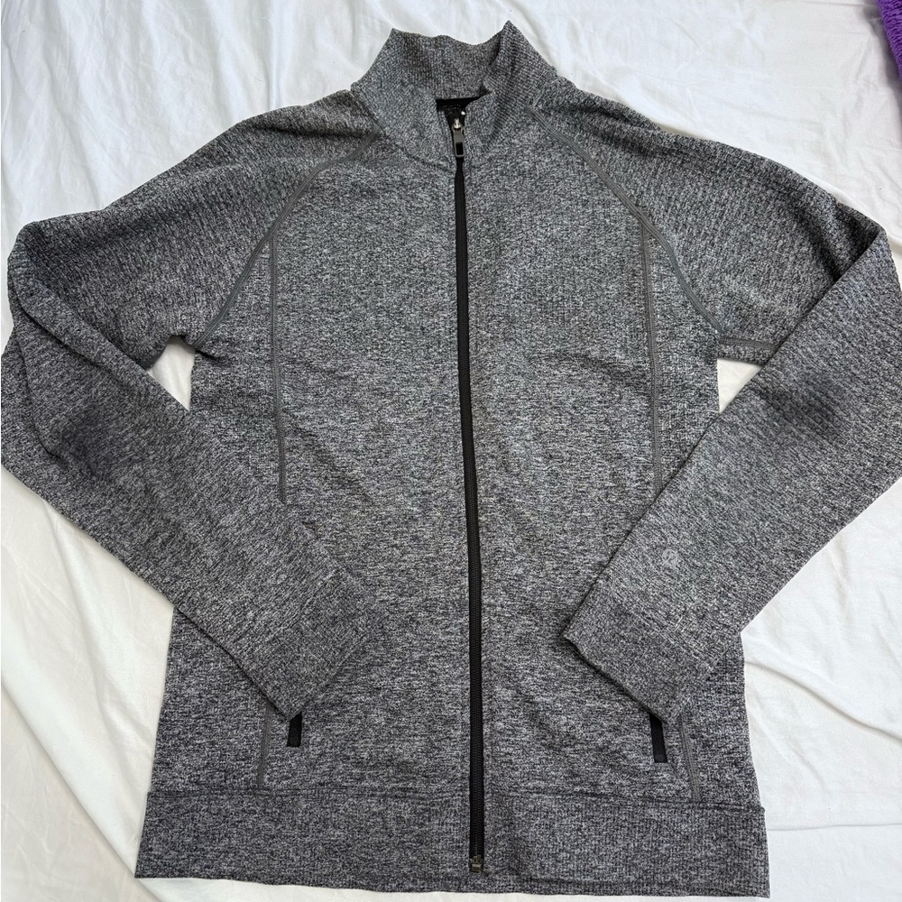 lululemon athletica Charcoal Full-Zip Men’s Jacket sz S Great Condition